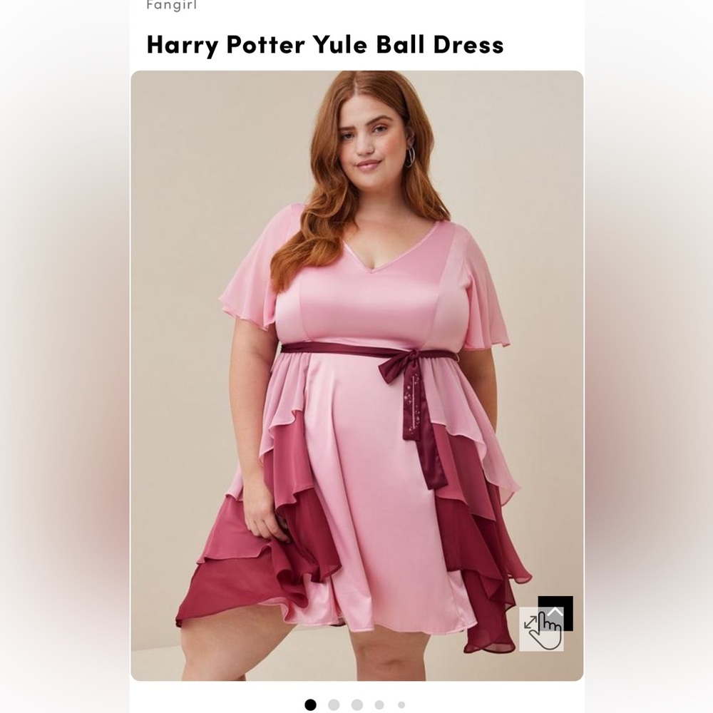 Torrid 00 Harry Potter Hermione Yule Ball dress